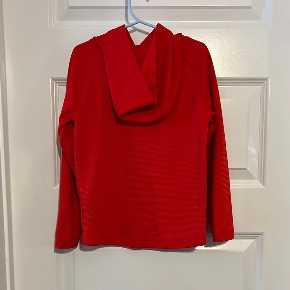 Dri-Fit Nike Kids Red Hooded Long Sleeve